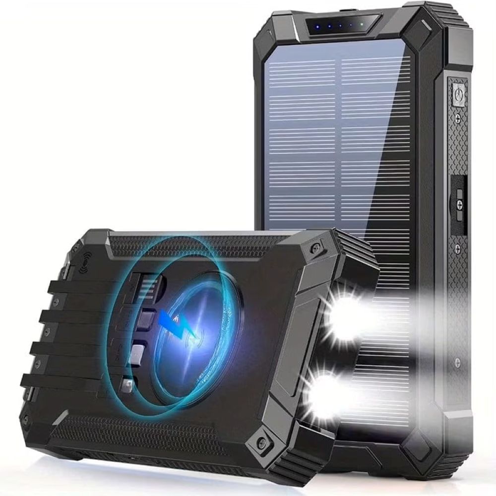 Solar Charger Power Bank ☀️🔋 Sun Power On-The-Go