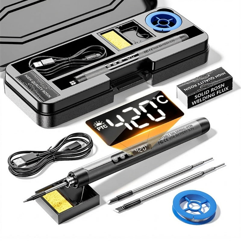 🎁Portable Electric Polishing & Soldering Kit – Perfect for All Surfaces!