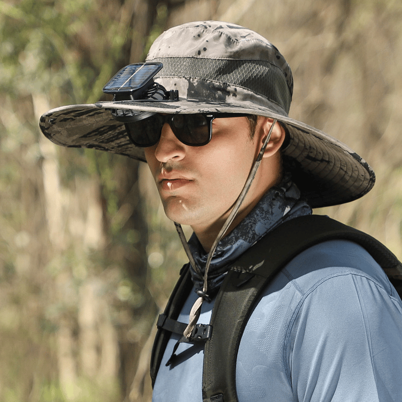 🎁Summer Hot Sale-50% Off🌞2026 New Ultralight Solar Fan Sun Hat – Lighter Than a Baseball!⚾(Only 11oz)