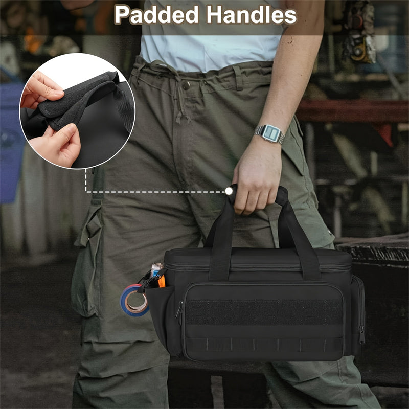🧰 50% OFF NOW! 🔧 4-Inch Heavy-Duty Canvas Tool Bag – Durable Fabric, Multiple Pockets & Perfect for Tool Organization 🛠️
